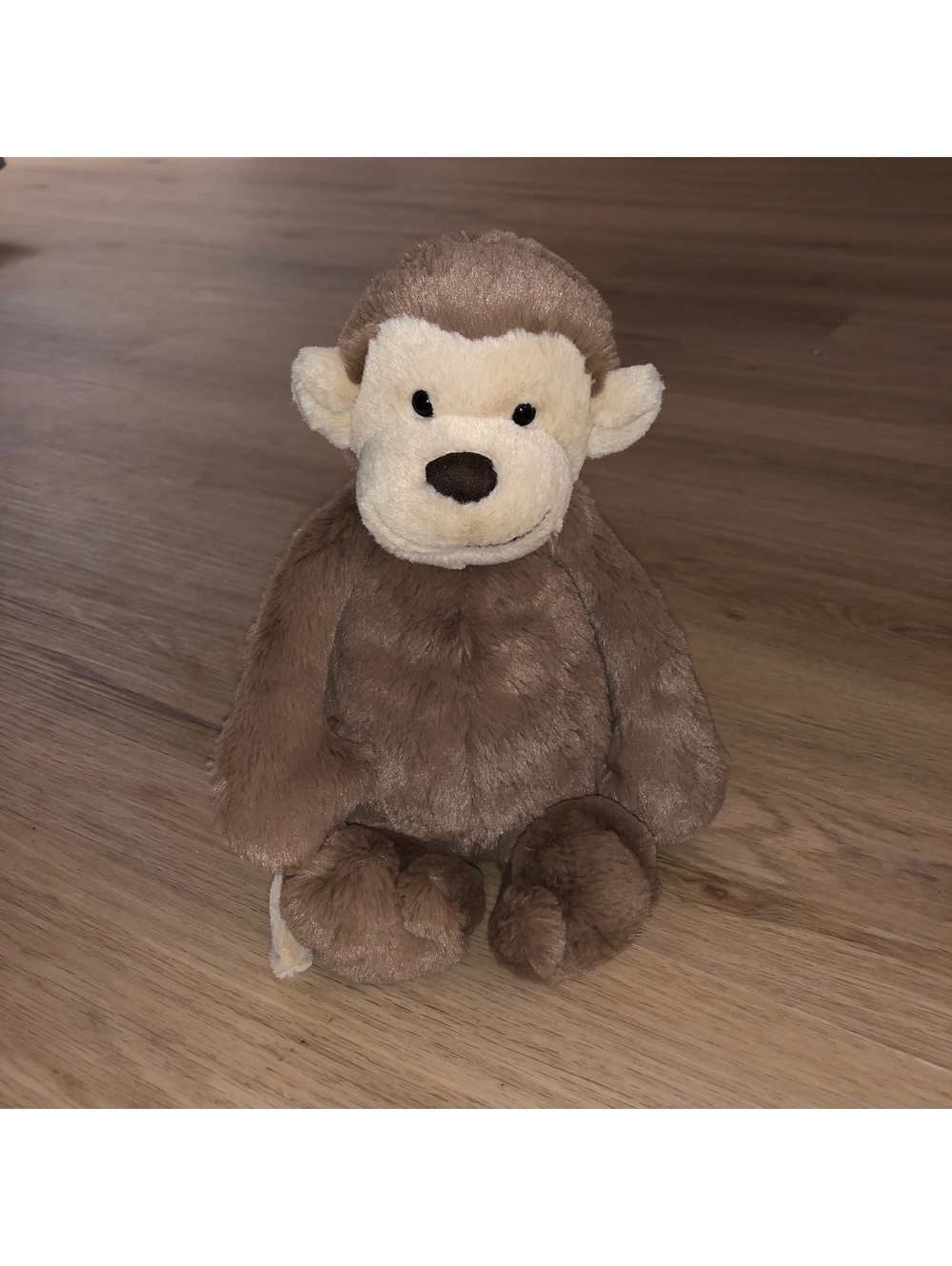 JELLYCAT LONDON BASHFUL MONKEY 12” PLUSH BROWN SOFT STUFFED ANIMAL